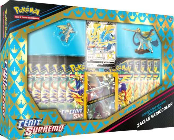 Colección Shiny Zacian/Zamazenta Box SWSH12.5 Cenit Supremo - Crown Zenith - Imagen 2