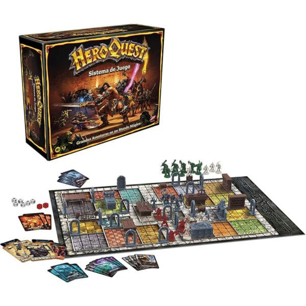 Juego de Mesa HeroQuest Aventuras en Mazmorras Avalon Hill español - Imagen 2