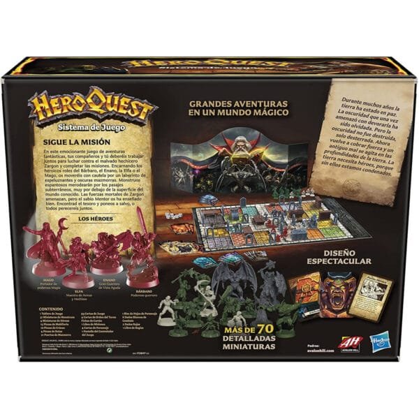 Juego de Mesa HeroQuest Aventuras en Mazmorras Avalon Hill español - Imagen 3