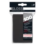 Fundas Standard Pro Gloss Negro (100 fundas) Ultra Pro.