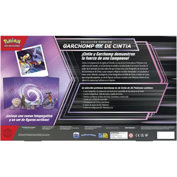 Cynthia’s Garchomp ex Premium Collection - Español - Imagen 2