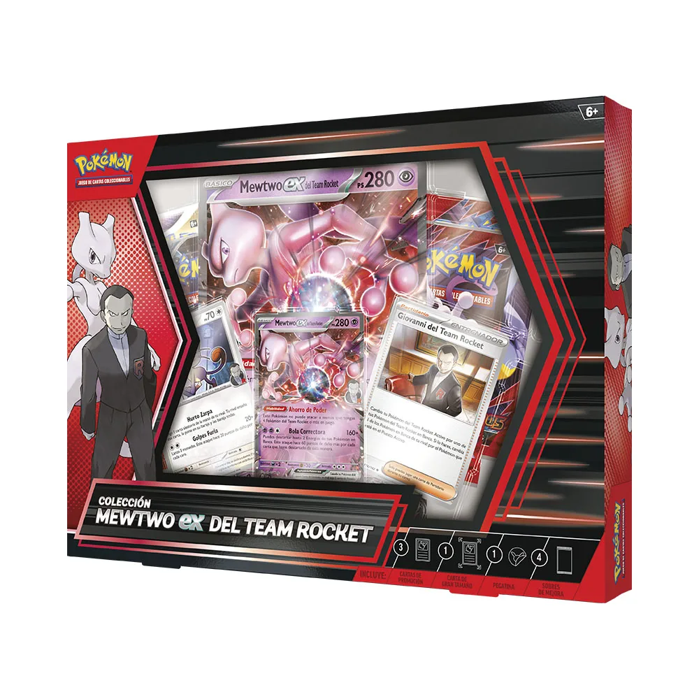 0196214109421.main Team Rocket’s Mewtwo ex Box - Español - Imagen 1