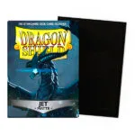 Fundas Standard Jet Negro Matte (100 fundas) Dragon Shield