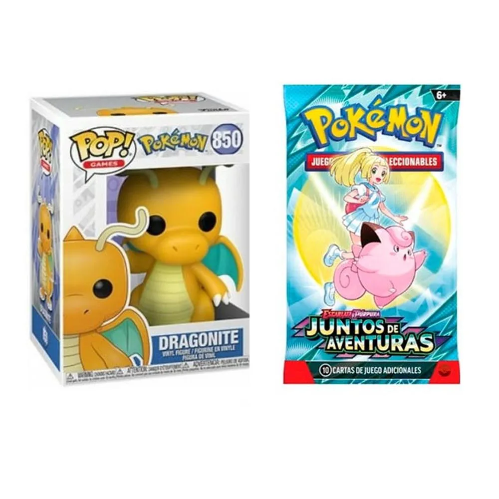 funko dragonite sobre Funko Pop Dragonite + Sobre Juntos de aventuras español - Imagen 1