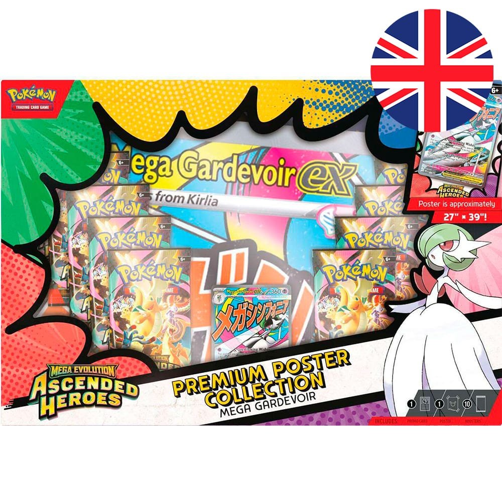 Ascended-Heroes-Premium-Poster-Collections-Mega-Gardevoir Premium Poster Collection - Gardevoir - Ascended Heroes - Inglés - Imagen 1
