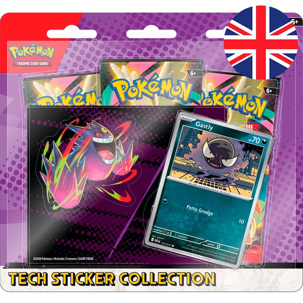 Ascended-Heroes-Tech-Sticker-Collection-Gastly-2 Tech Sticker Collection - Gastly - Ascended Heroes - Inglés - Imagen 1