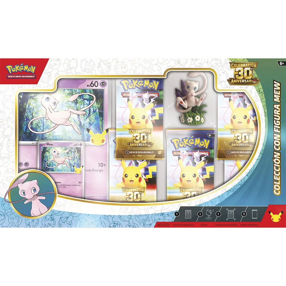 Colección con Figura Mew - Celebración 30º Aniversario - Español - Imagen 1